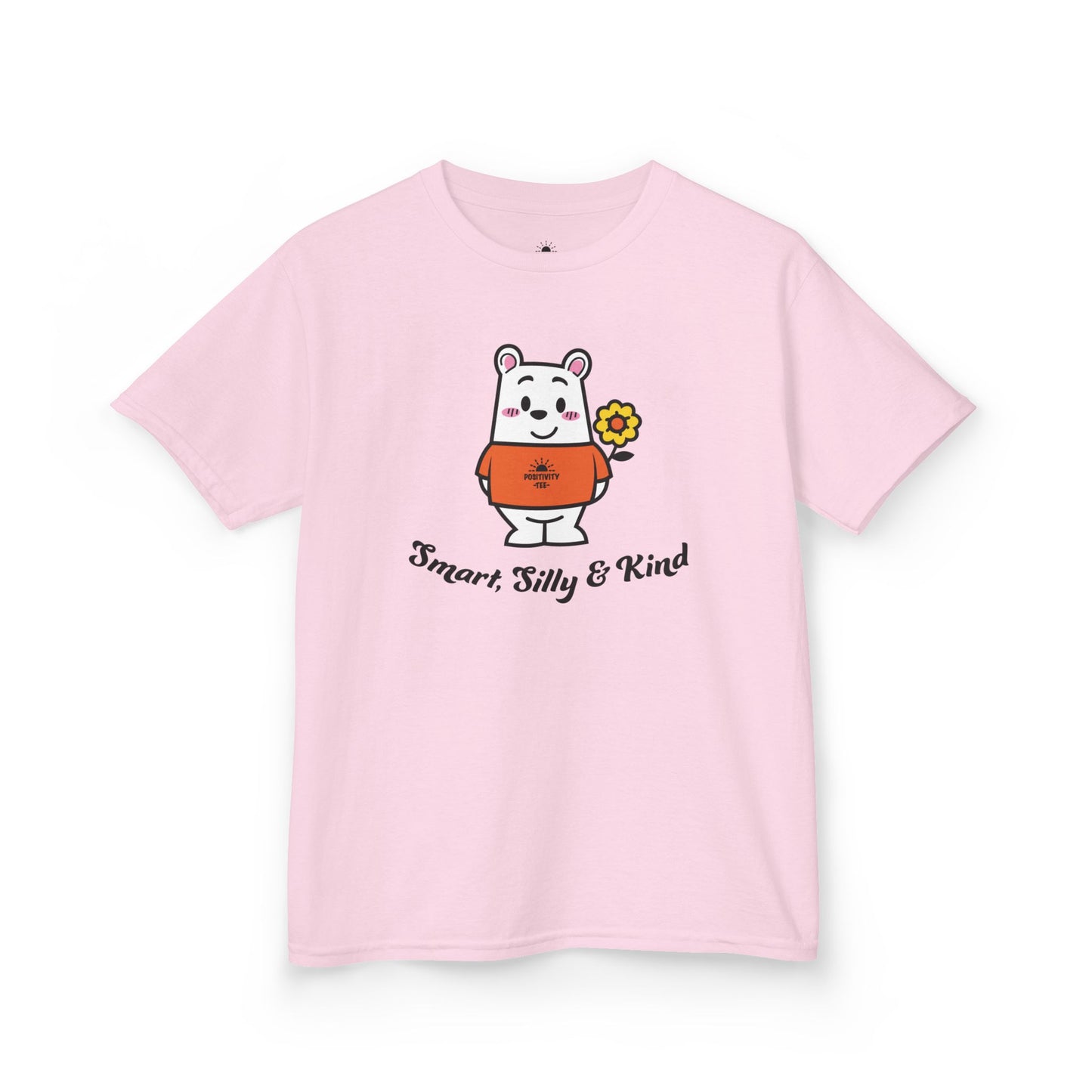 Kids Cartoon Character T-Shirt - "Smart, Silly & Kind" - Fun Wear for Playtime, Birthdays, Gifts, Everyday Adventure