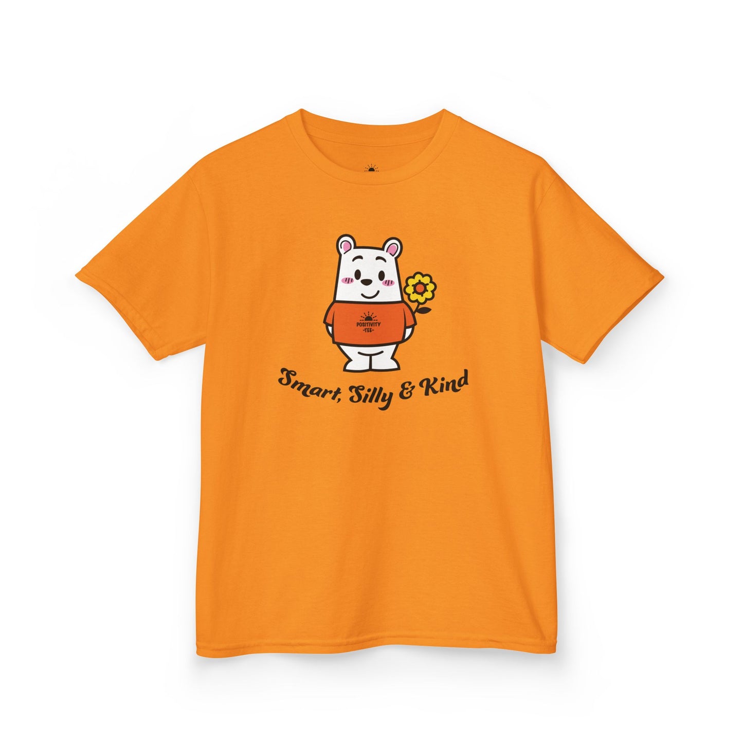 Kids Cartoon Character T-Shirt - "Smart, Silly & Kind" - Fun Wear for Playtime, Birthdays, Gifts, Everyday Adventure