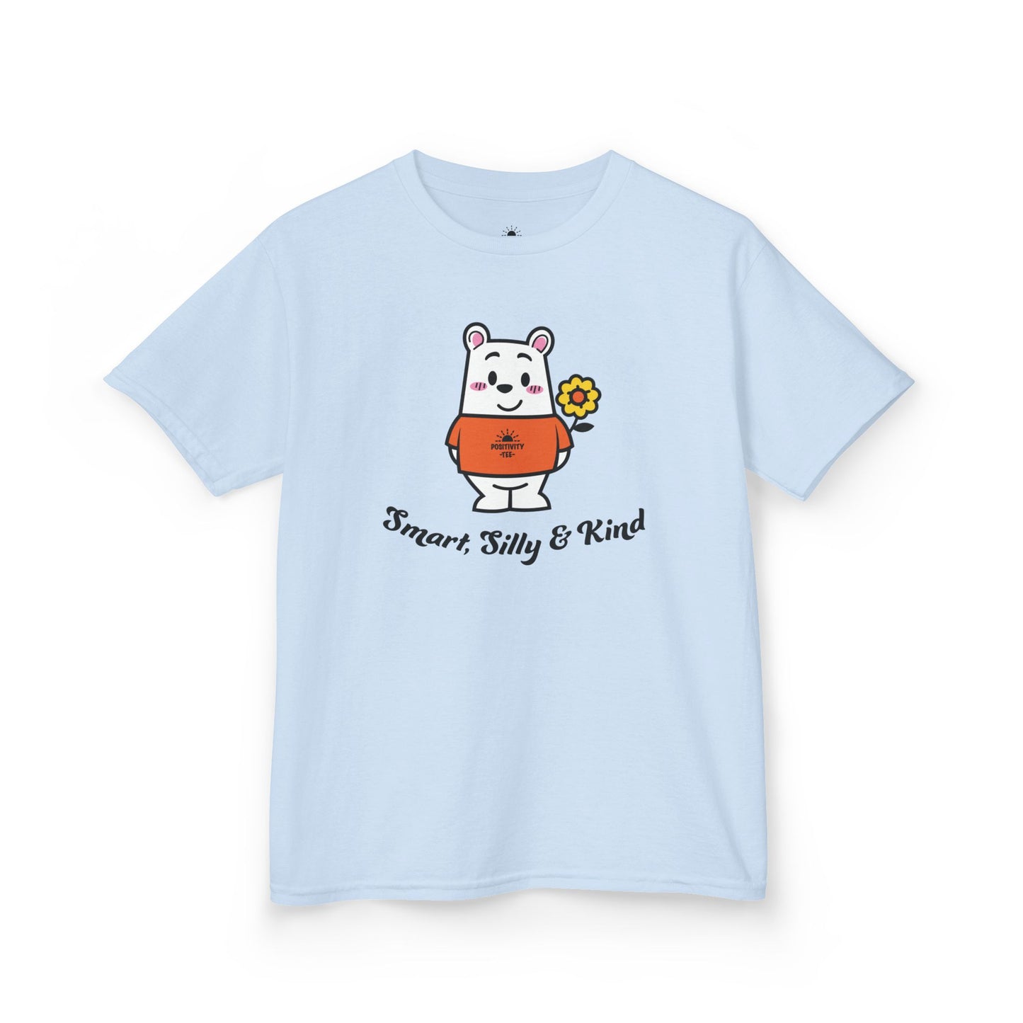 Kids Cartoon Character T-Shirt - "Smart, Silly & Kind" - Fun Wear for Playtime, Birthdays, Gifts, Everyday Adventure
