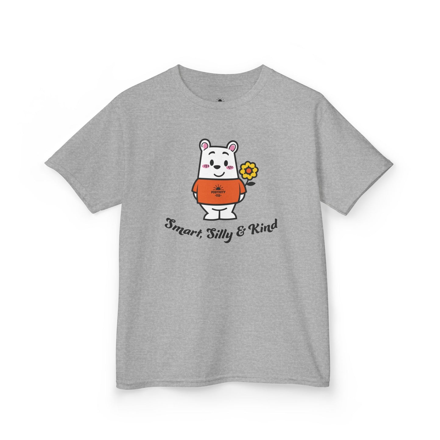 Kids Cartoon Character T-Shirt - "Smart, Silly & Kind" - Fun Wear for Playtime, Birthdays, Gifts, Everyday Adventure